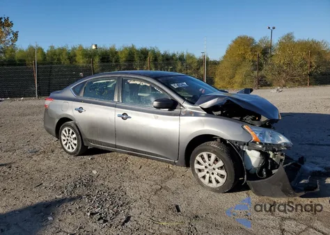 2015 Nissan Sentra S из США, поврежденный, VIN 3N1AB7AP6FL629229